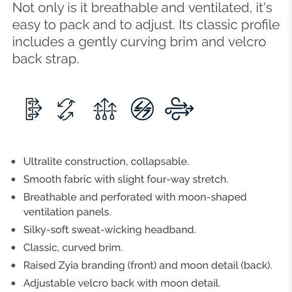 ✨Zyia Square Polka Dot Ultralite Active Cap - Picture 10 of 10